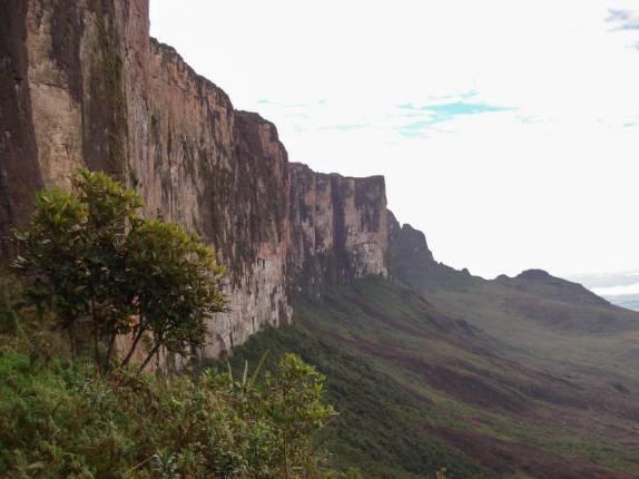 A bela paisagem durante a descida do Monte Roraima, na  Venezuela, em 2007